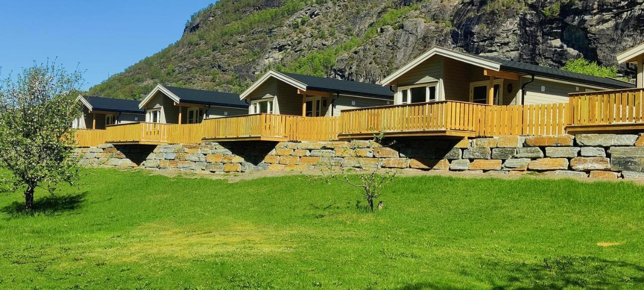 Hotel Lunde Camping Aurland Exterior foto